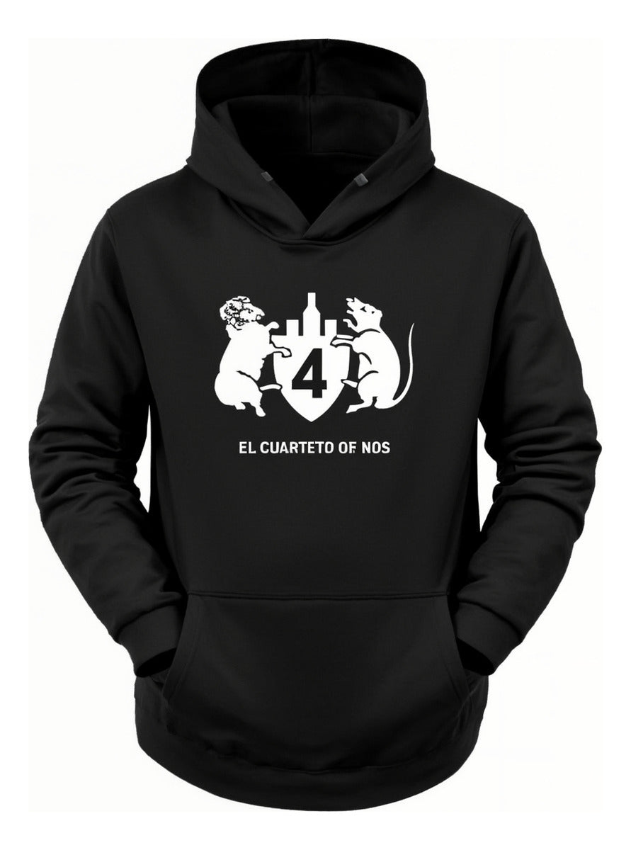 El Cuarteto De Nos Sudadera Hoodie Rock