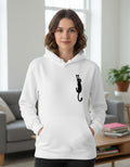 Aesthetic Sudadera Hoodie Gatito Negro Black Cat