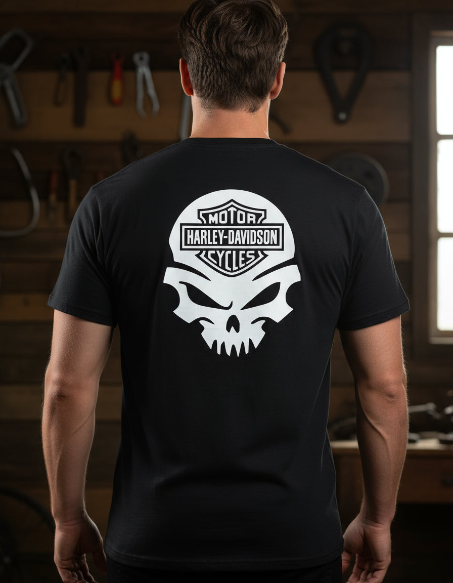 Harley Davidson Playera Calavera Skull