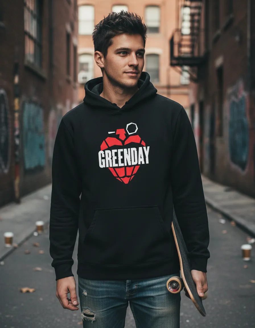 Green Day Sudadera Hoodie Banda Punk Rock