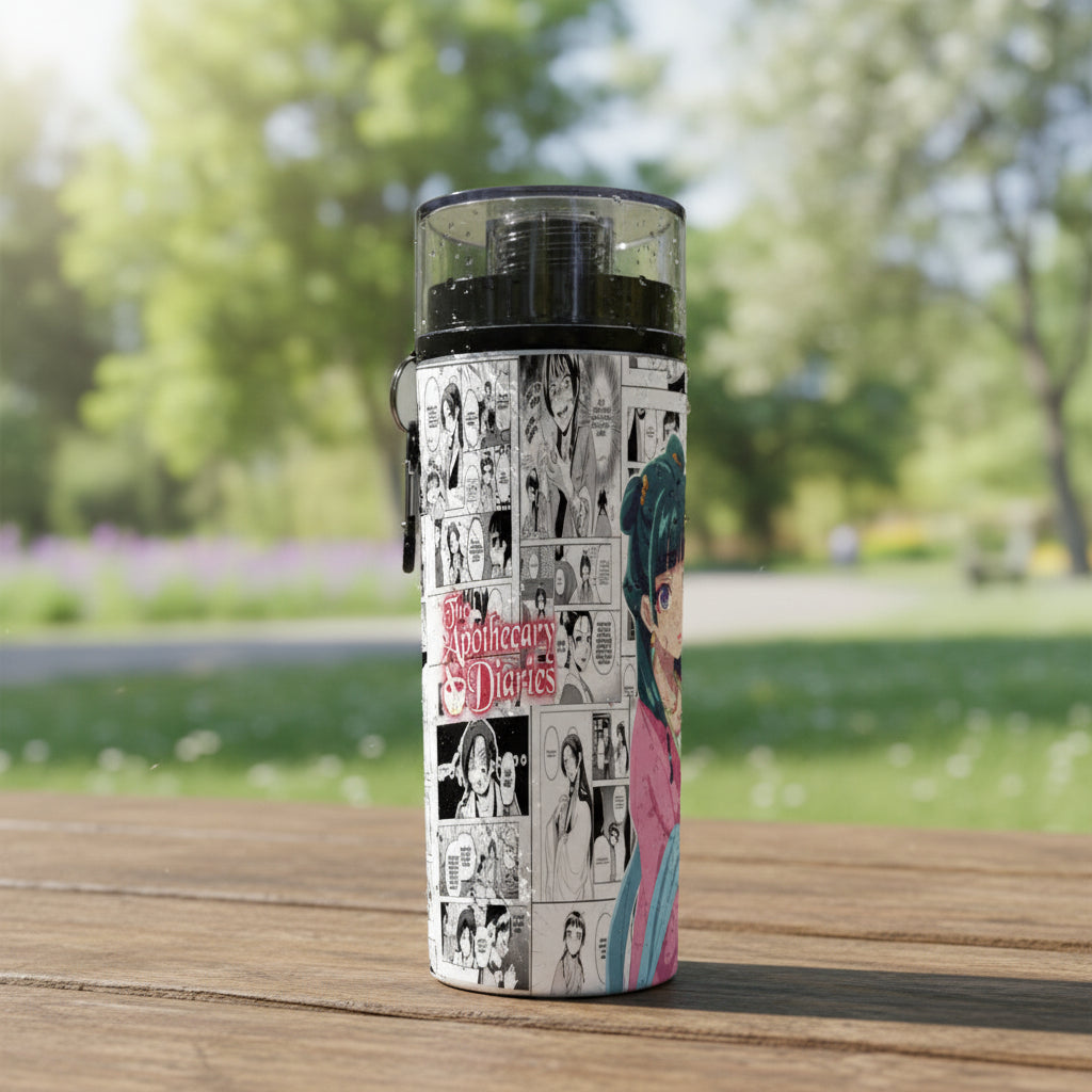 Botella Deportiva Maomao Anime Boticaria Cilindro Aesthetic