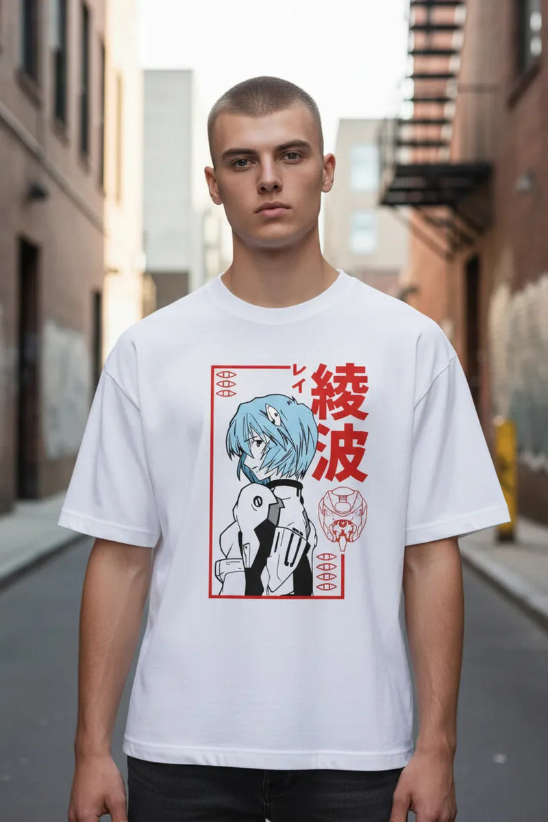 Rei Ayanami Playera Anime Evangelion