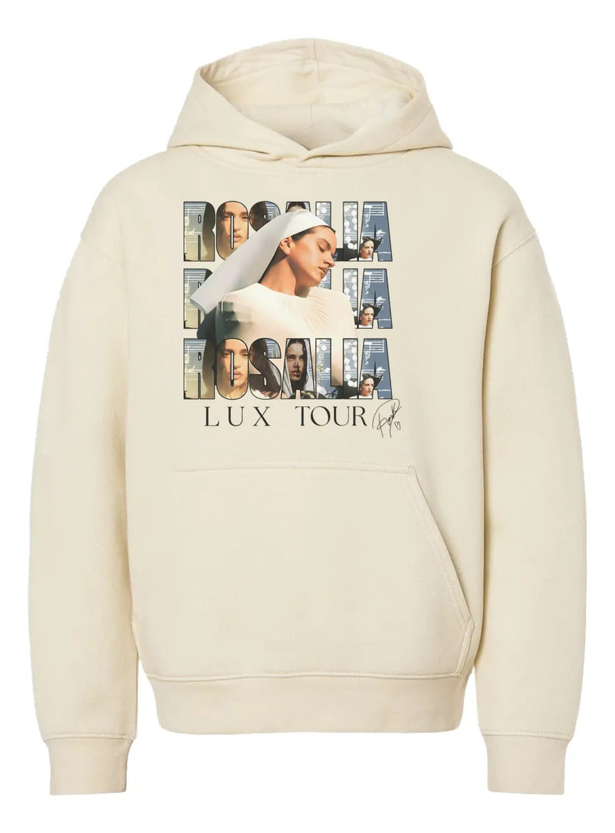 Sudadera Rosalia Estilo Hoodie Vintage Lux Tour Motomami