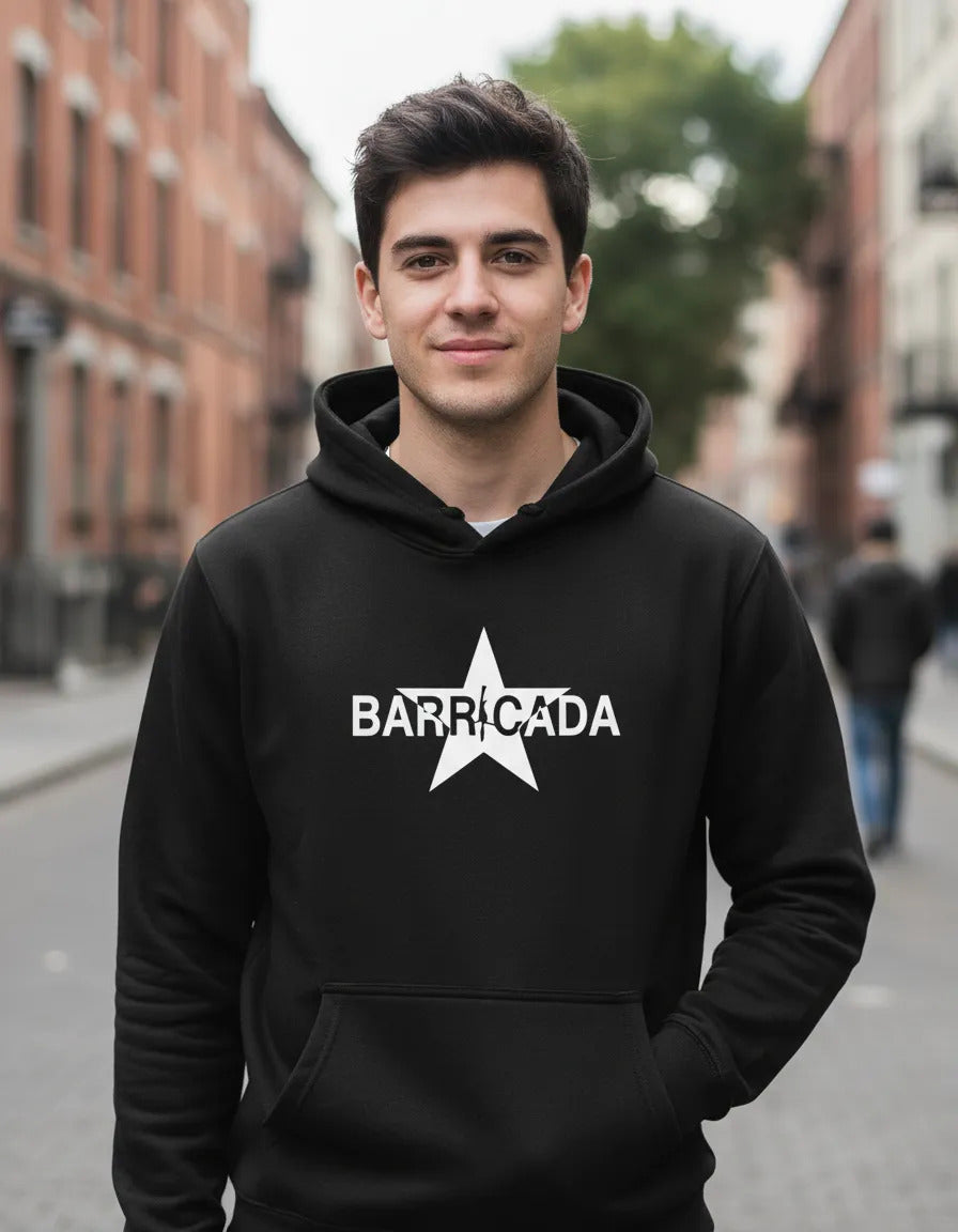 Barricada Sudadera Hoodie Banda Hard Rock