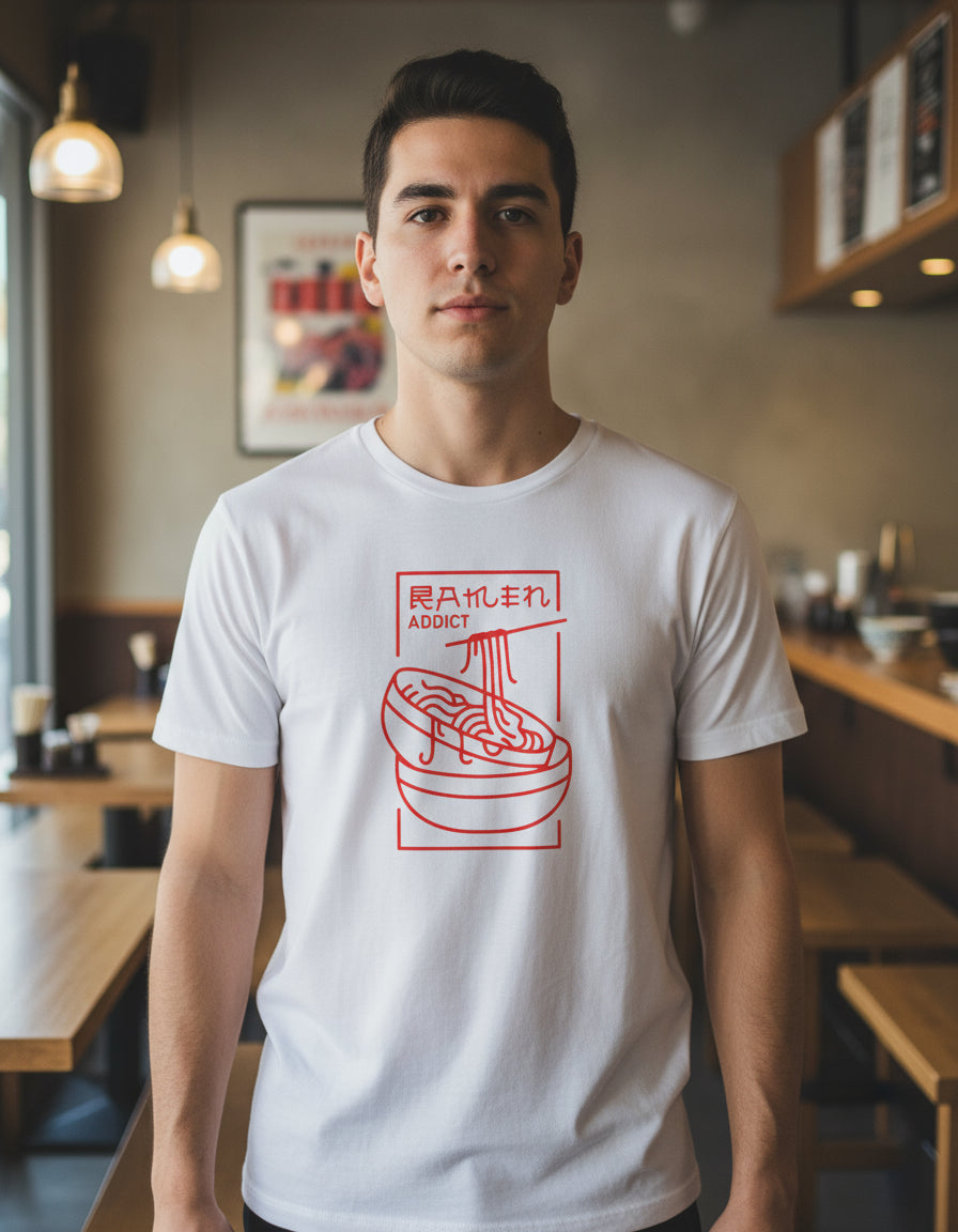 Ramen Addict Playera Japon Aesthetic Harajuku Style