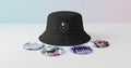 Kit Bts: Bucket Bt21 + 50 Fotobotones K Pop 5.8cm