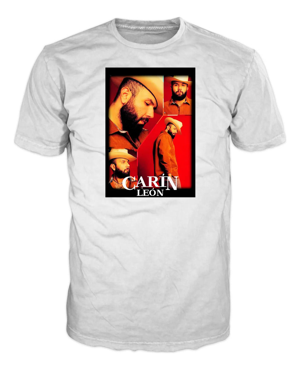 Playera Carin Leon Estilo Regional Tacto Algodon Premium