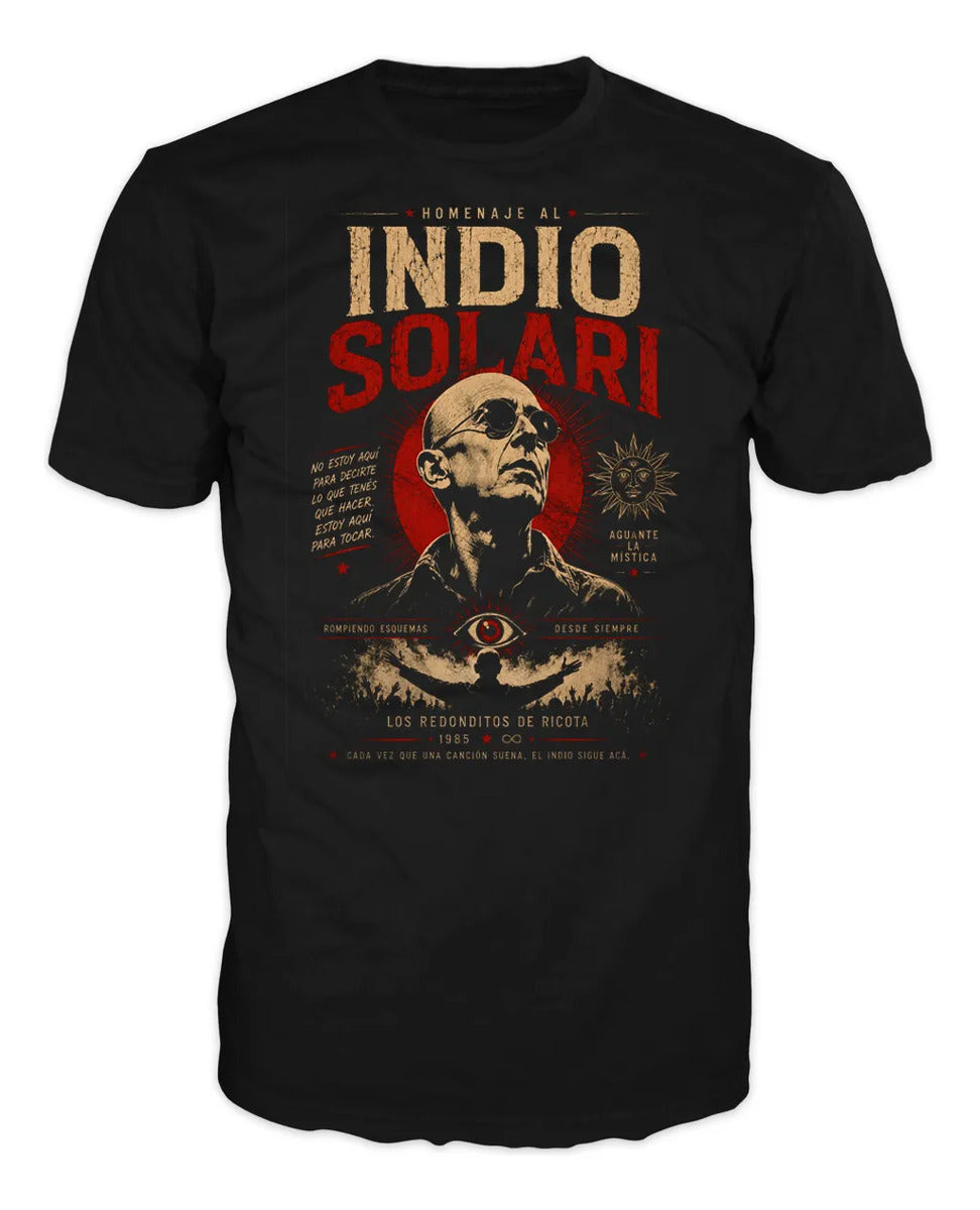 Playera Indio Solari Estilo Rock Patricio Rey Calidad Premiu
