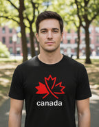 I Love Canada Playera Hoja De Arce