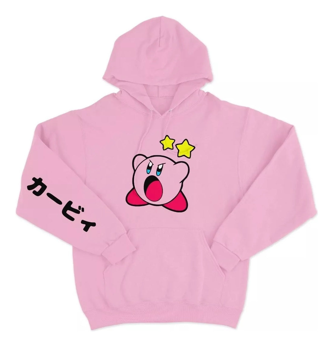 Sudadera Hoodie Kirby Videojuego Gorro Estampado Premium