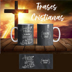 Pack 12 Tazas Frases Cristianas Personalizada Varios Modelos