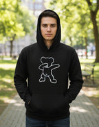 Oso Street Sudadera Hoodie Osito Estampado Tipo Holograma