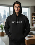 Space X Sudadera Hoodie Luminiscente Brilla En La Oscuridad