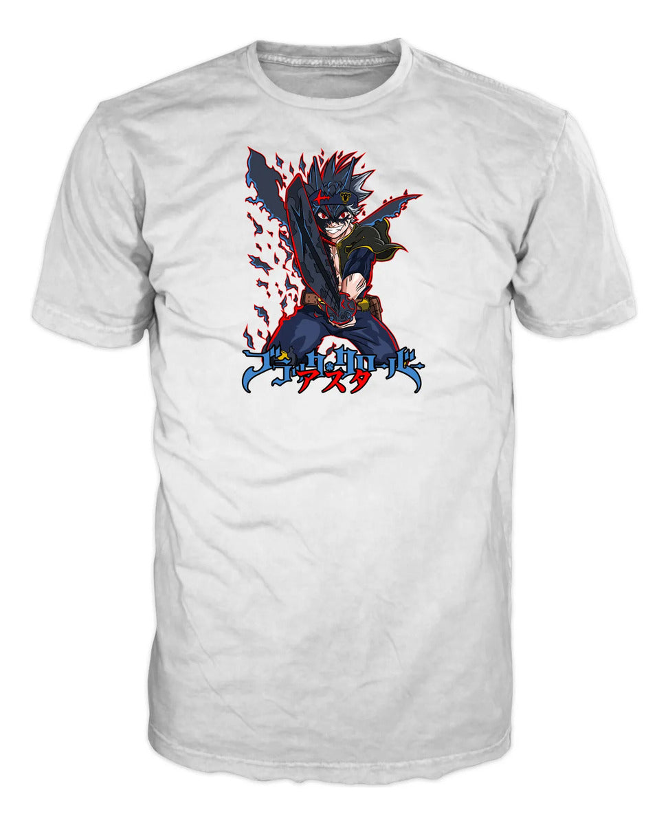 Transformación Demoníaca De Asta Playera Anime Black Clover