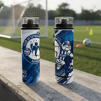 Botella Deportiva Rayados De Monterrey Cilindro Futbol