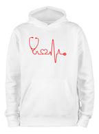 Doctor Medico Estudiante Sudadera Hoodie Estetoscopio
