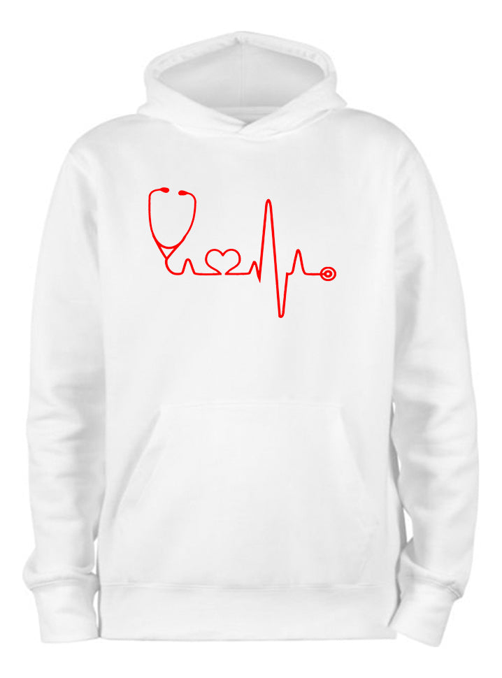 Doctor Medico Estudiante Sudadera Hoodie Estetoscopio