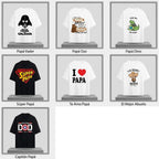 Playera Papa Regalo Dia Del Padre Varios Diseños Premium