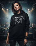 Mewtallica Sudadera Hoodie Metallica Heavy Metal Hard Rock
