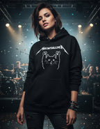 Mewtallica Sudadera Hoodie Metallica Heavy Metal Hard Rock