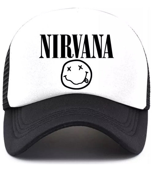 Nirvana Grunge Rock Alternativo Gorra Trucker