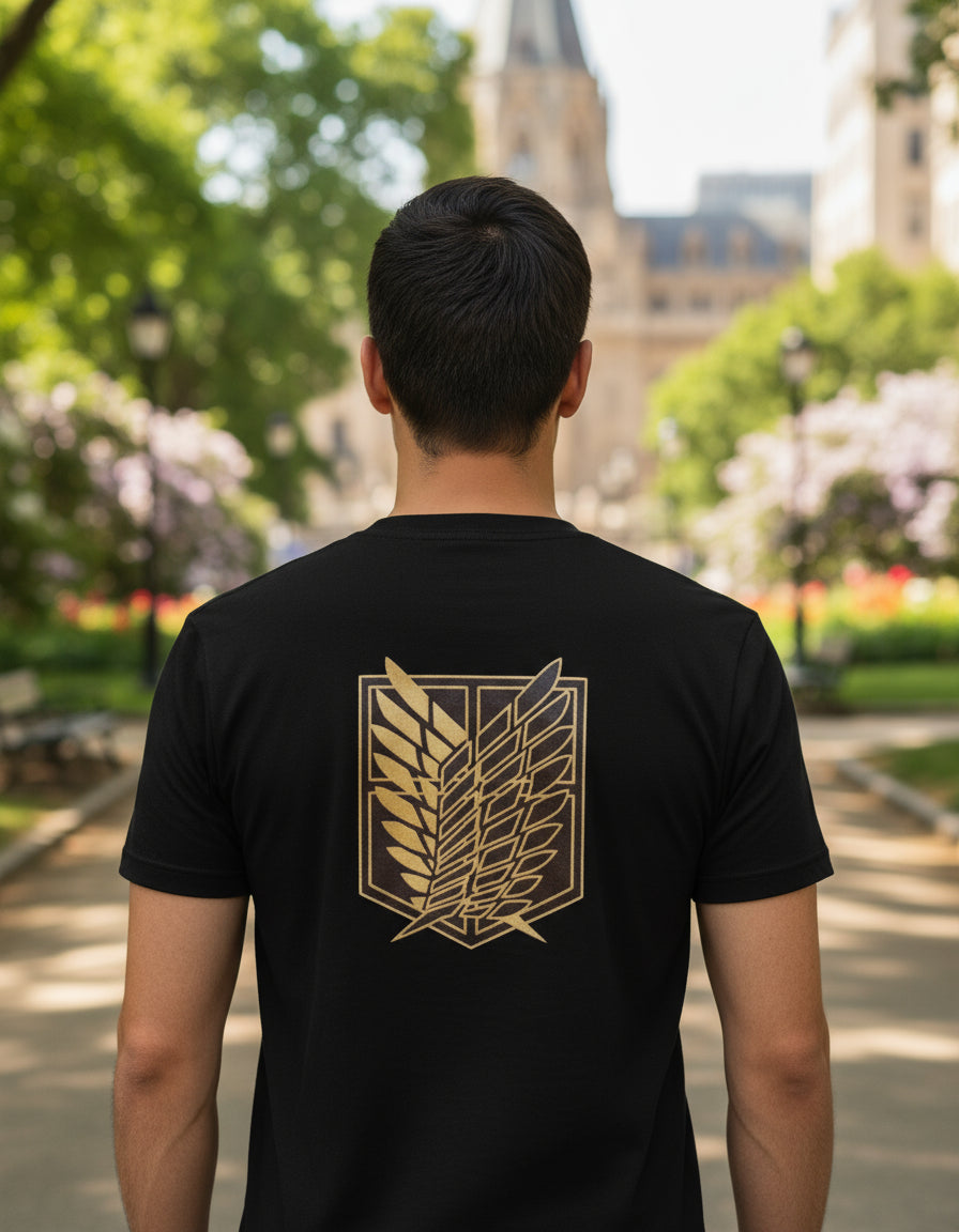 Playera Alas Shingeki No Kyojin Anime Otaku Friki