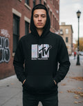 Mtv Retro Sudadera Hoodie Holograma Espectro
