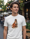 Playera Punch Mono Viral Estilo Abrazo Kawai Calidad Premium