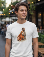 Playera Punch Mono Viral Estilo Abrazo Kawai Calidad Premium