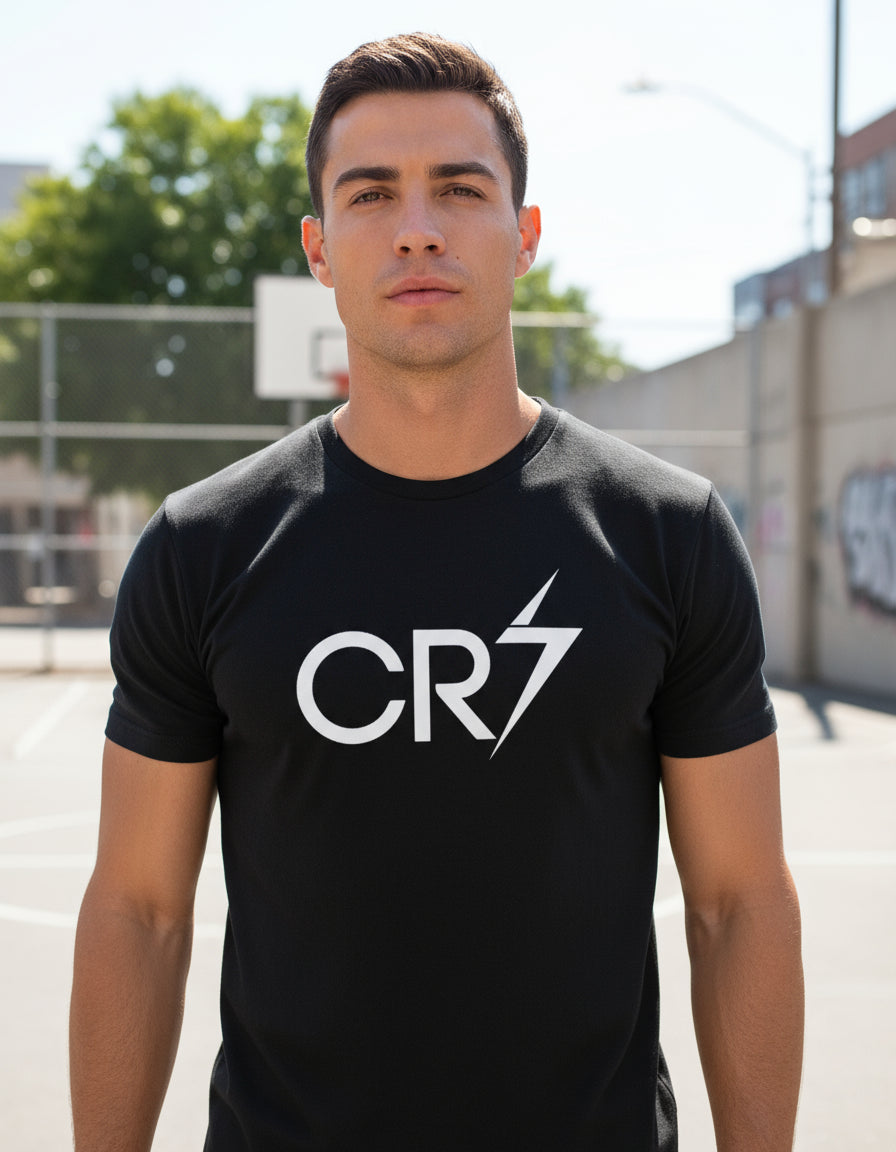 Cristiano Ronaldo Cr7 Playera Estampado Reflectivo