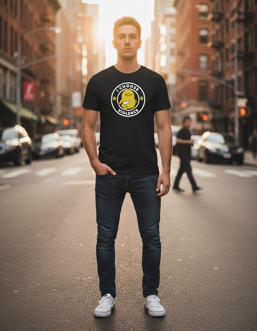 Aesthetic Patito I Choose Violence Playera