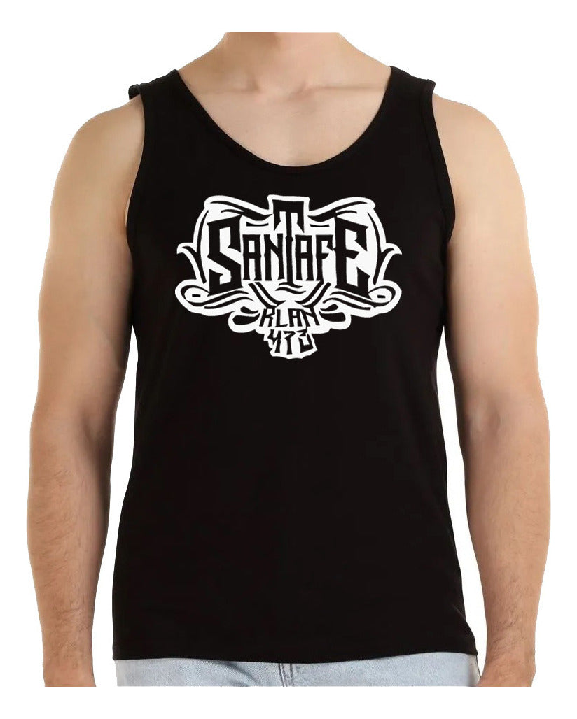 Playera Tirantes Santa Fe Klan Playera Resaque Camiseta Rap
