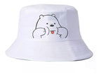 Oso Polar Bucket Gorro Cartoon Escandalosos