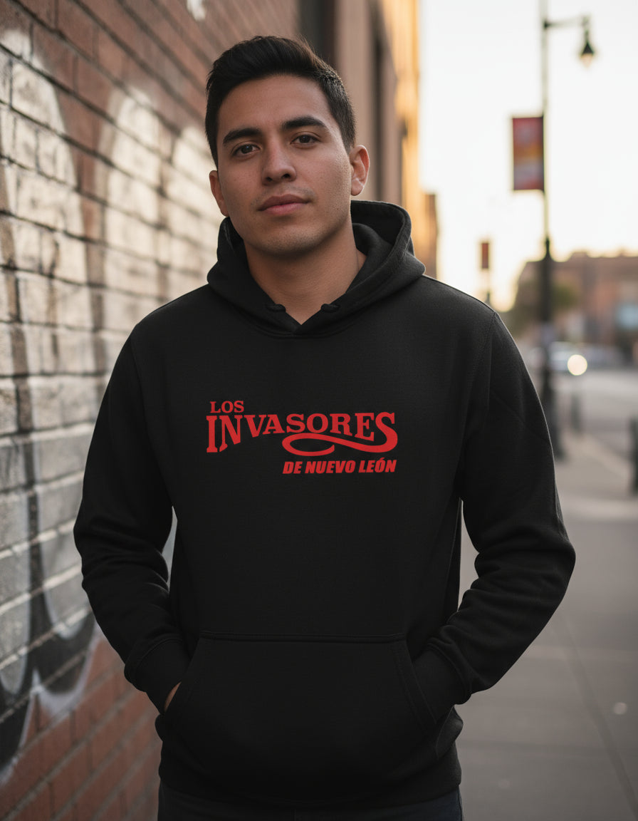 Los Invasores De Nuevo Leon Sudadera Hoodie Norteña Regional