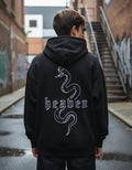 Serpent Butterfly Urbano Street Sudadera Hoodie Heaven