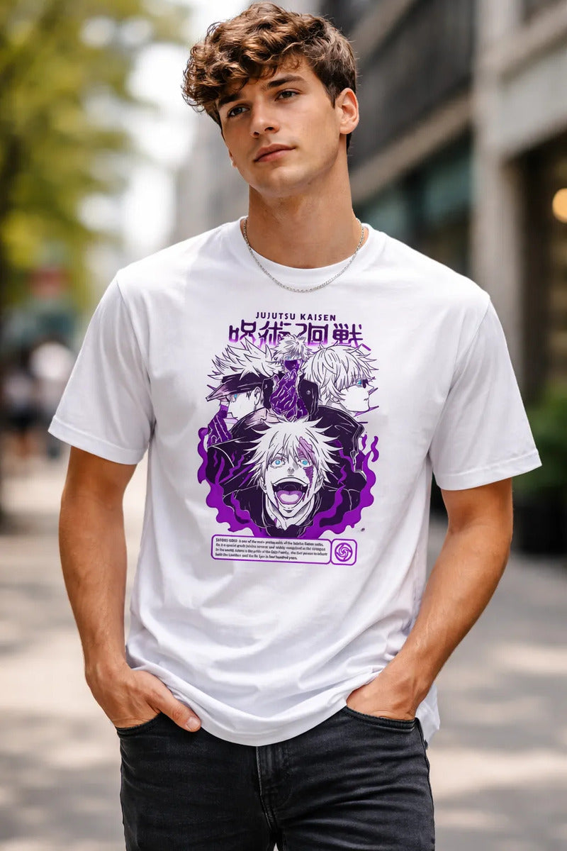 Playera Satoru Gojo Manga Jujutsu Kaisen Varios Modelos Jjk