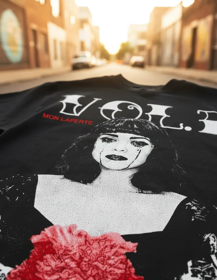 Playera Mon Laferte Vintage Bootleg Retro Algodon Premium