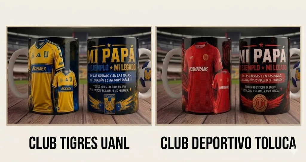 Taza Dia Del Padre Liga Mx Regalo Papa Personalizada Futbol