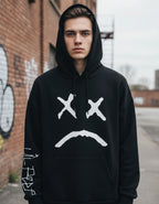 Lil Peep Sudadera Con Gorro Sad Face Rap Rapper