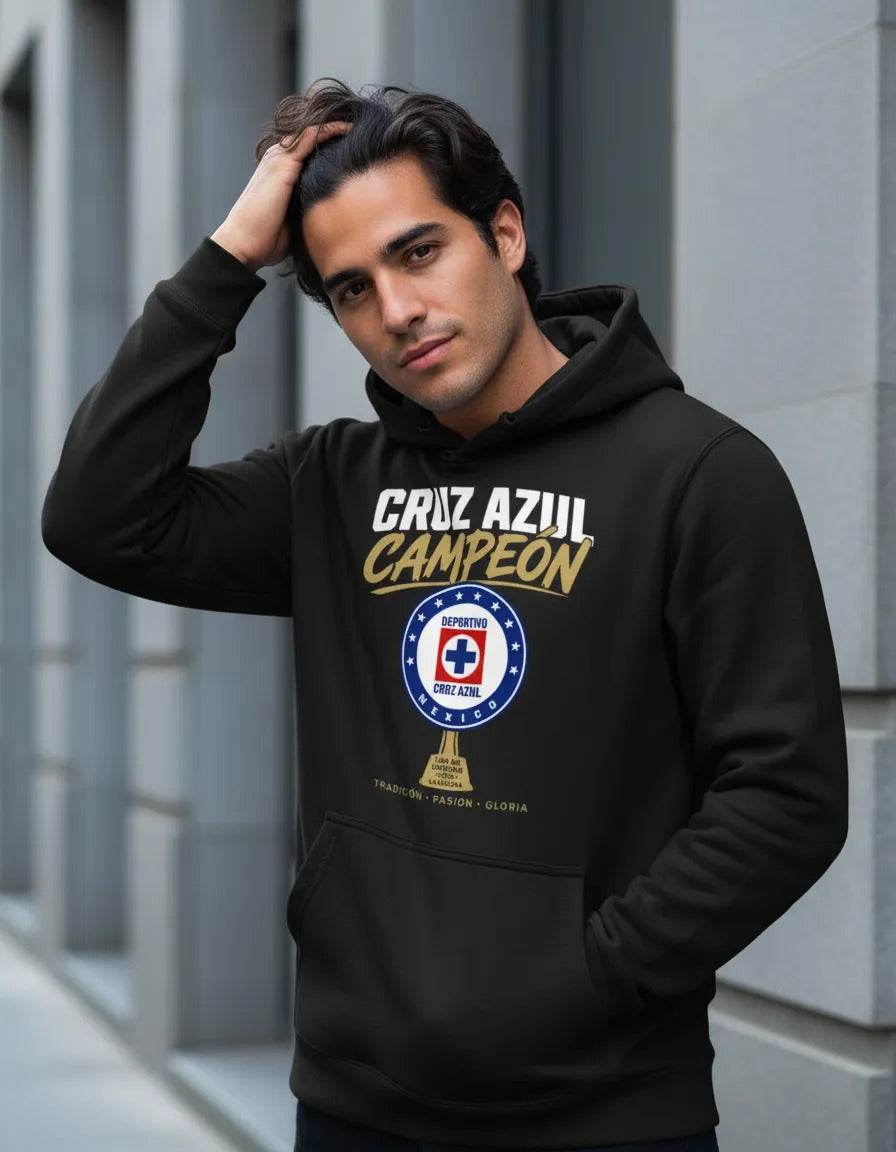 Sudadera Cruz Azul Campeón 2026 La Décima Hoodie Futbol