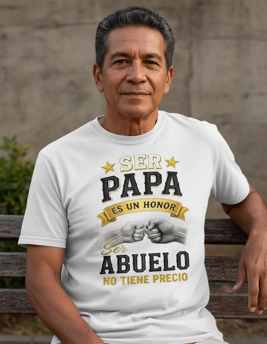 Playera Para Abuelo Regalo Dia Del Padre Ser Papa Es Honor
