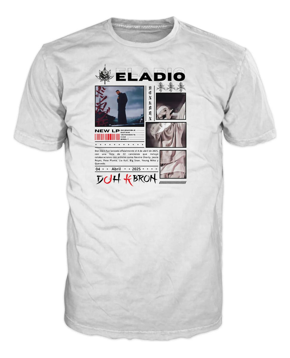 Playera Eladio Carrion Estilo Don Kbron Trap Streetwear