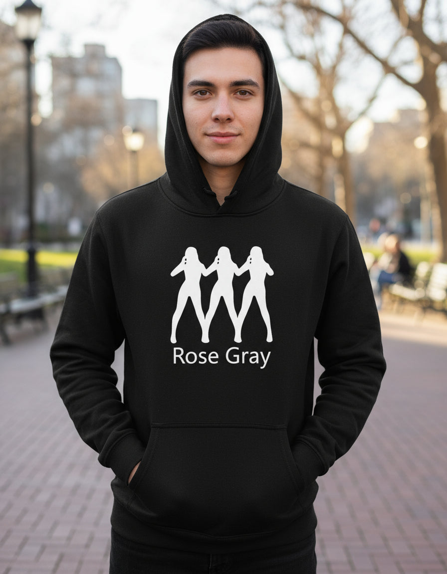 Rose Gray Sudadera Hoodie Electropop Dance