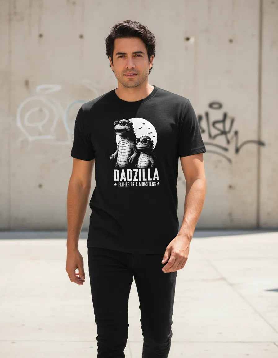 Playera Dadzilla Godzilla Papa Regalo Dia Del Padre Premium
