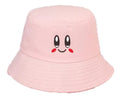 Kirby Bucket Gorro Pescador Kawaii Rosa Unitalla