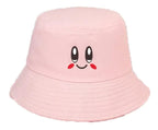Kirby Bucket Gorro Pescador Kawaii Rosa Unitalla