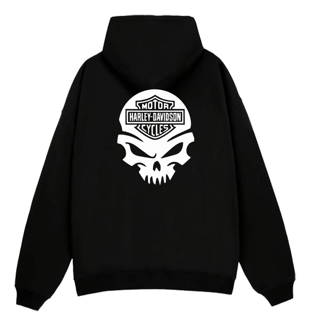 Harley Davidson Sudadera Hoodie Calavera Skull