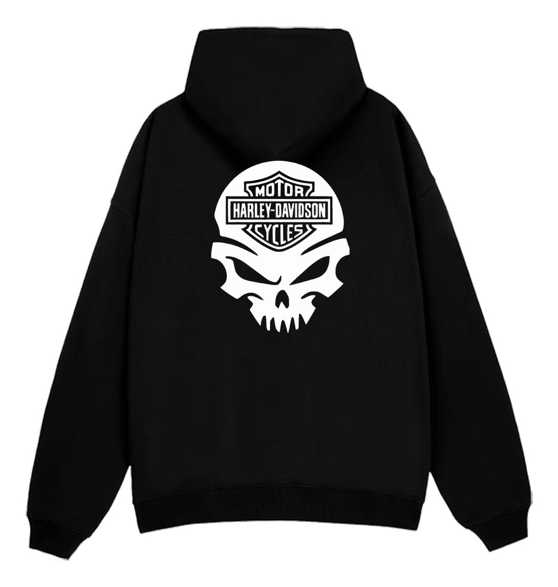 Harley Davidson Sudadera Hoodie Calavera Skull