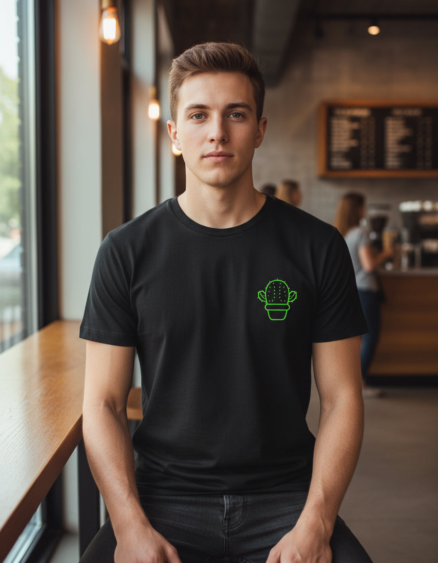 Moda Coreana Cactus Playera