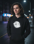 Fantasma Boo Luminiscente Sudadera Hoodie Brilla Oscuridad